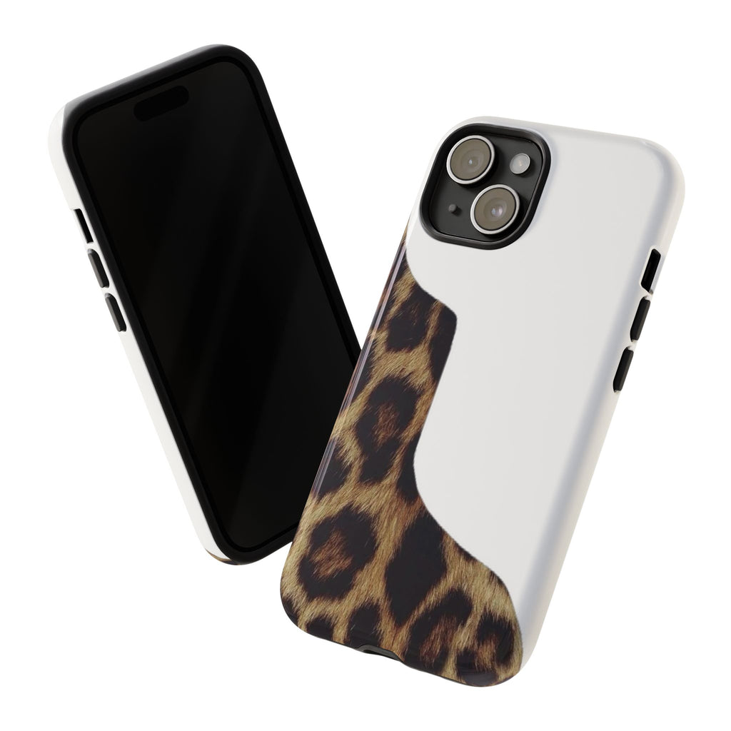 Half Cheetah Print Phone Case