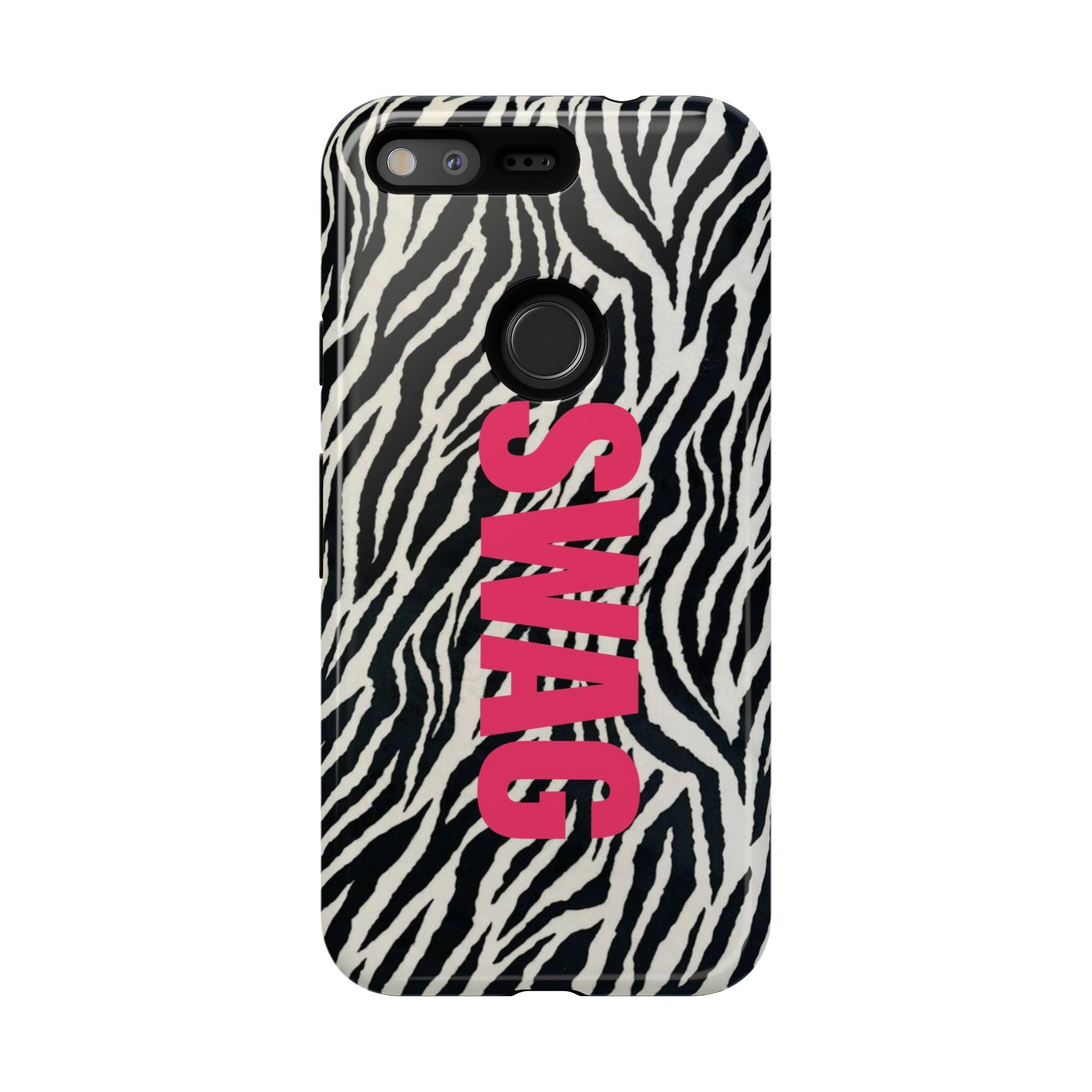 'SWAG' Zebra Print Tough Case