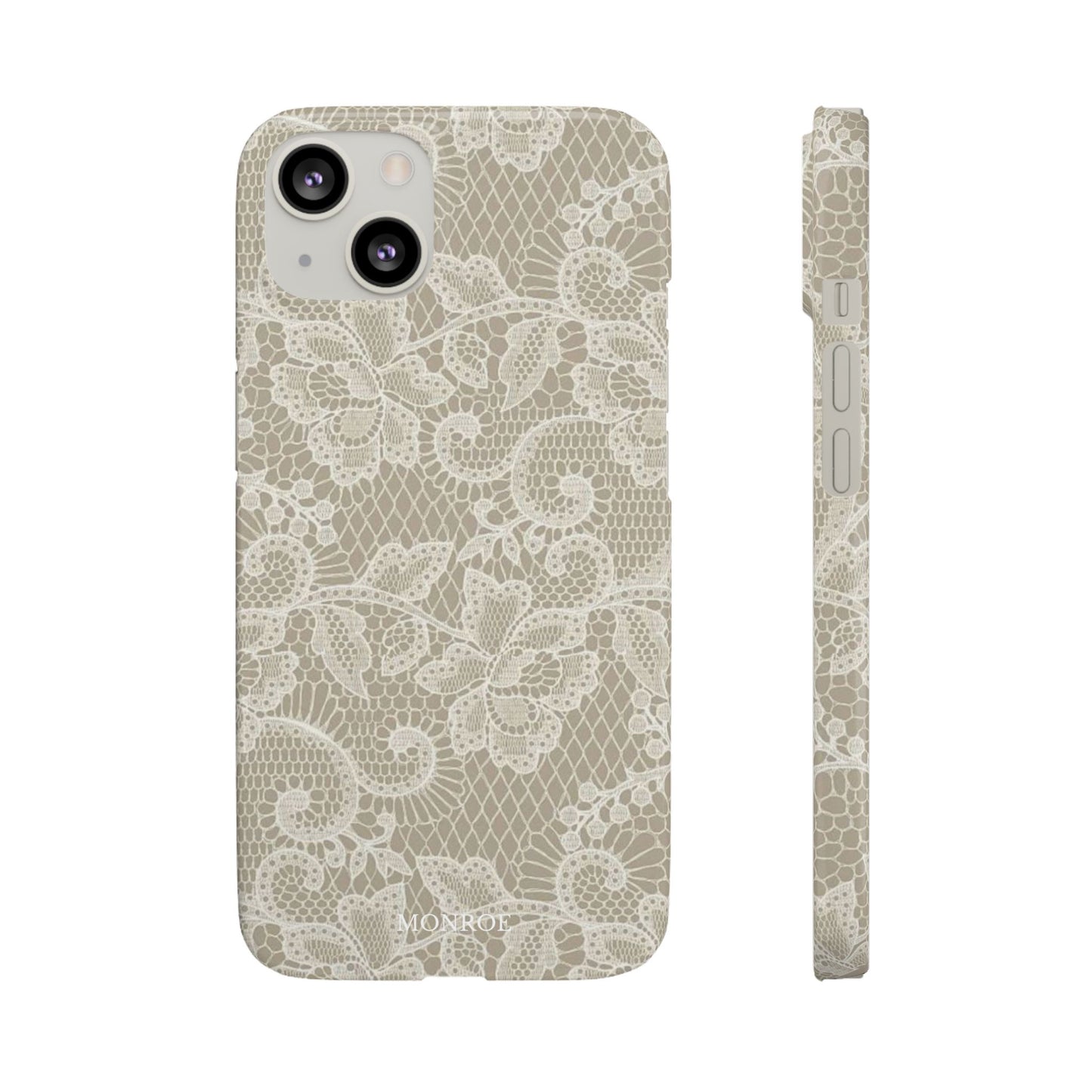 Vintage Beige Lace Case