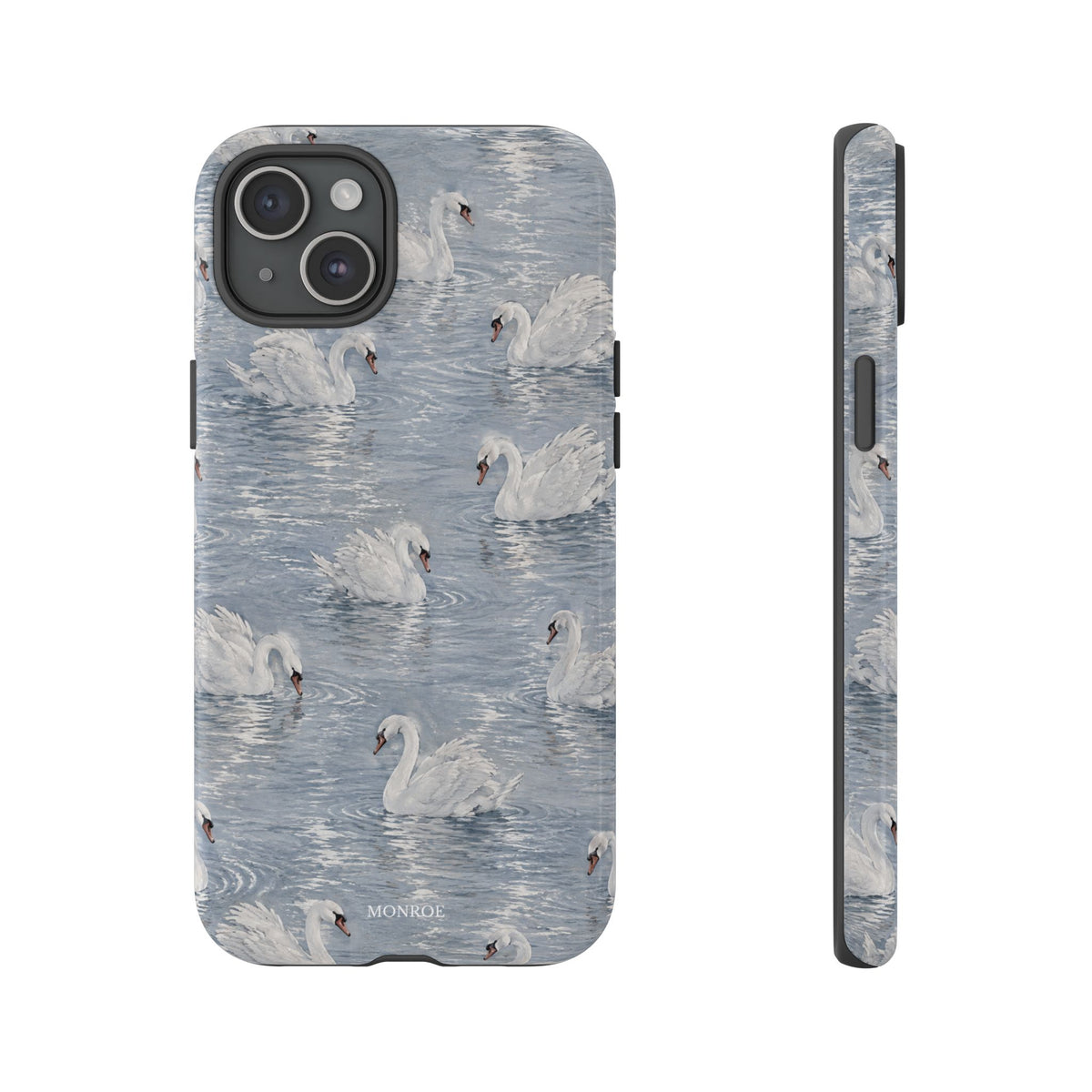 Swan Pattern Tough Case