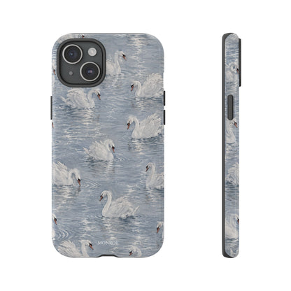 Swan Pattern Tough Case