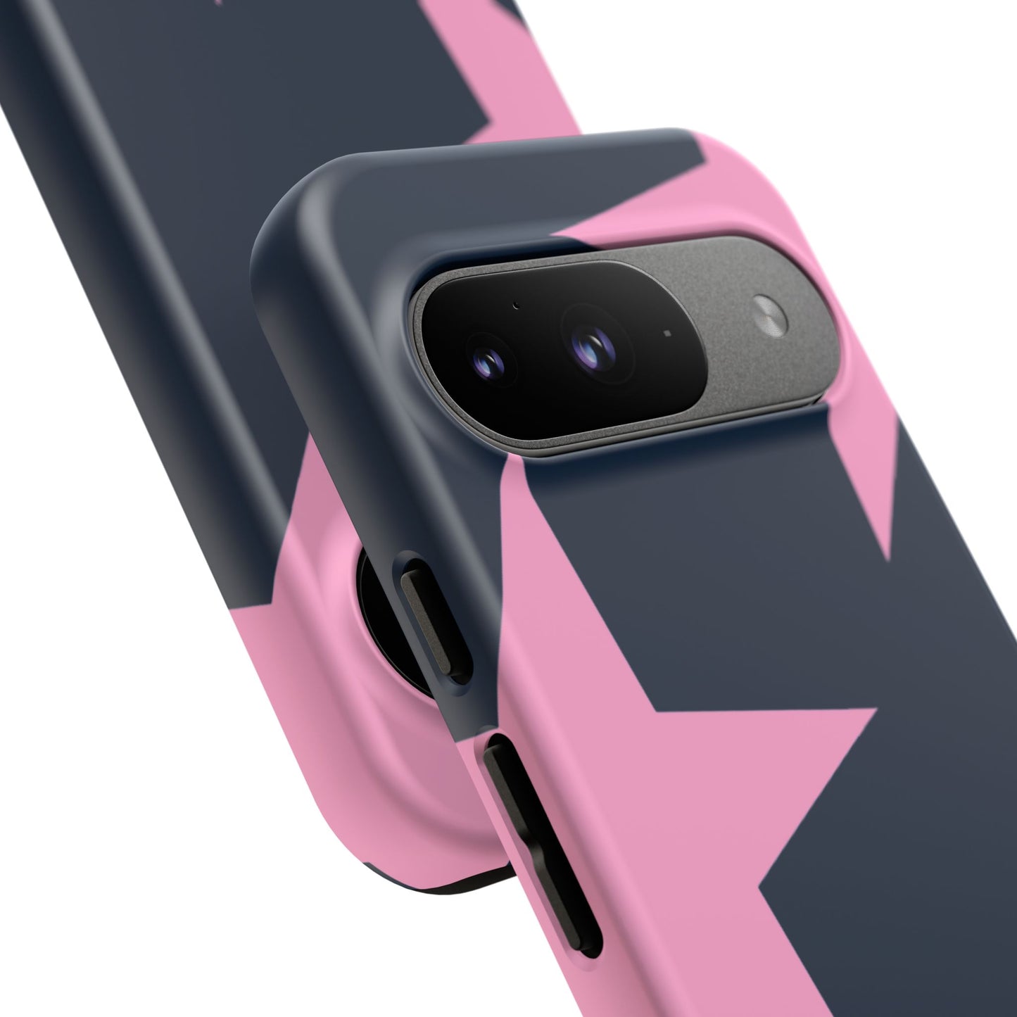 Navy & Pink Star Tough Cover
