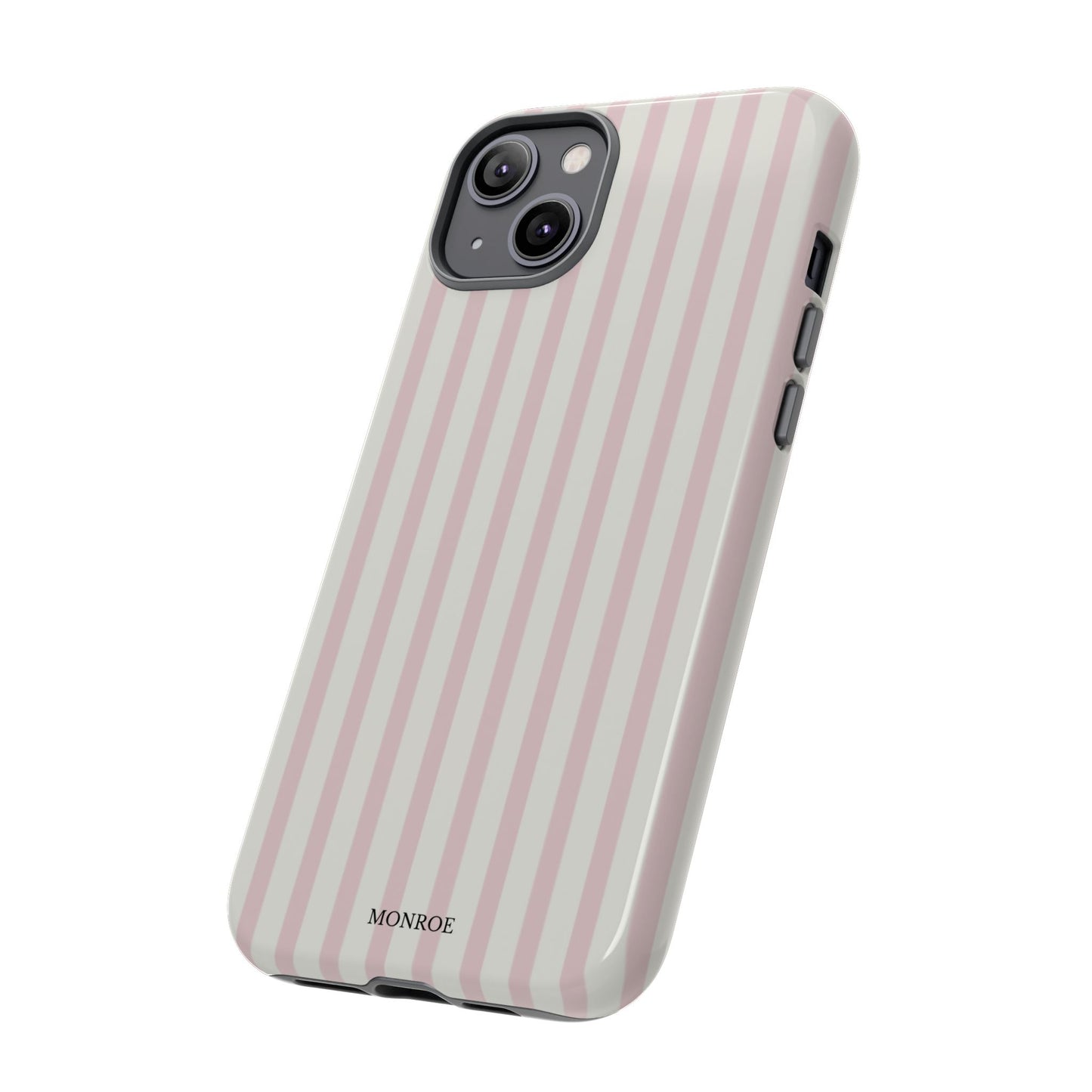 Light Pink Stripe Tough Phone Case