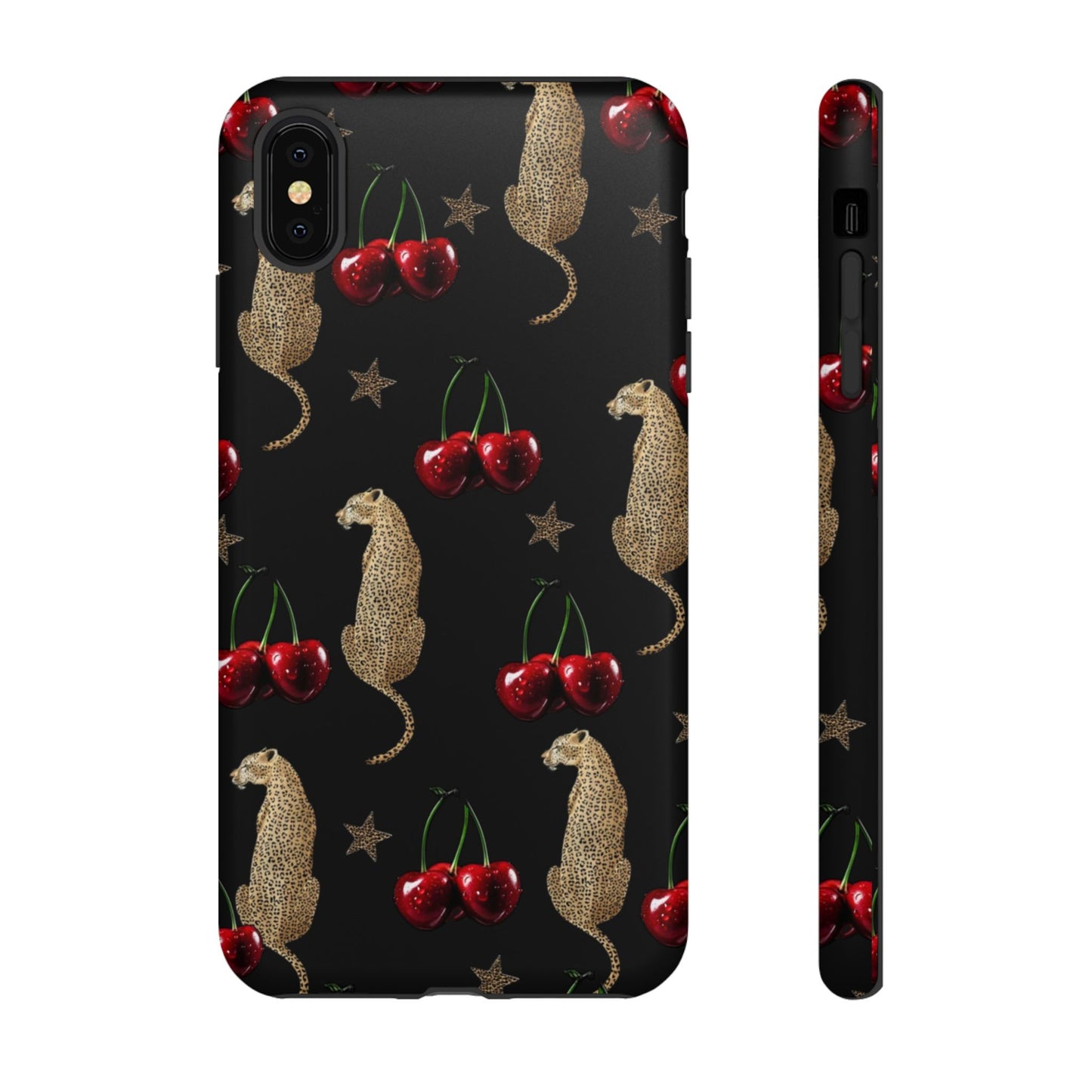 Leopard & Cherry Tough Case