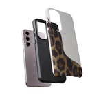 Half Cheetah Print Phone Case