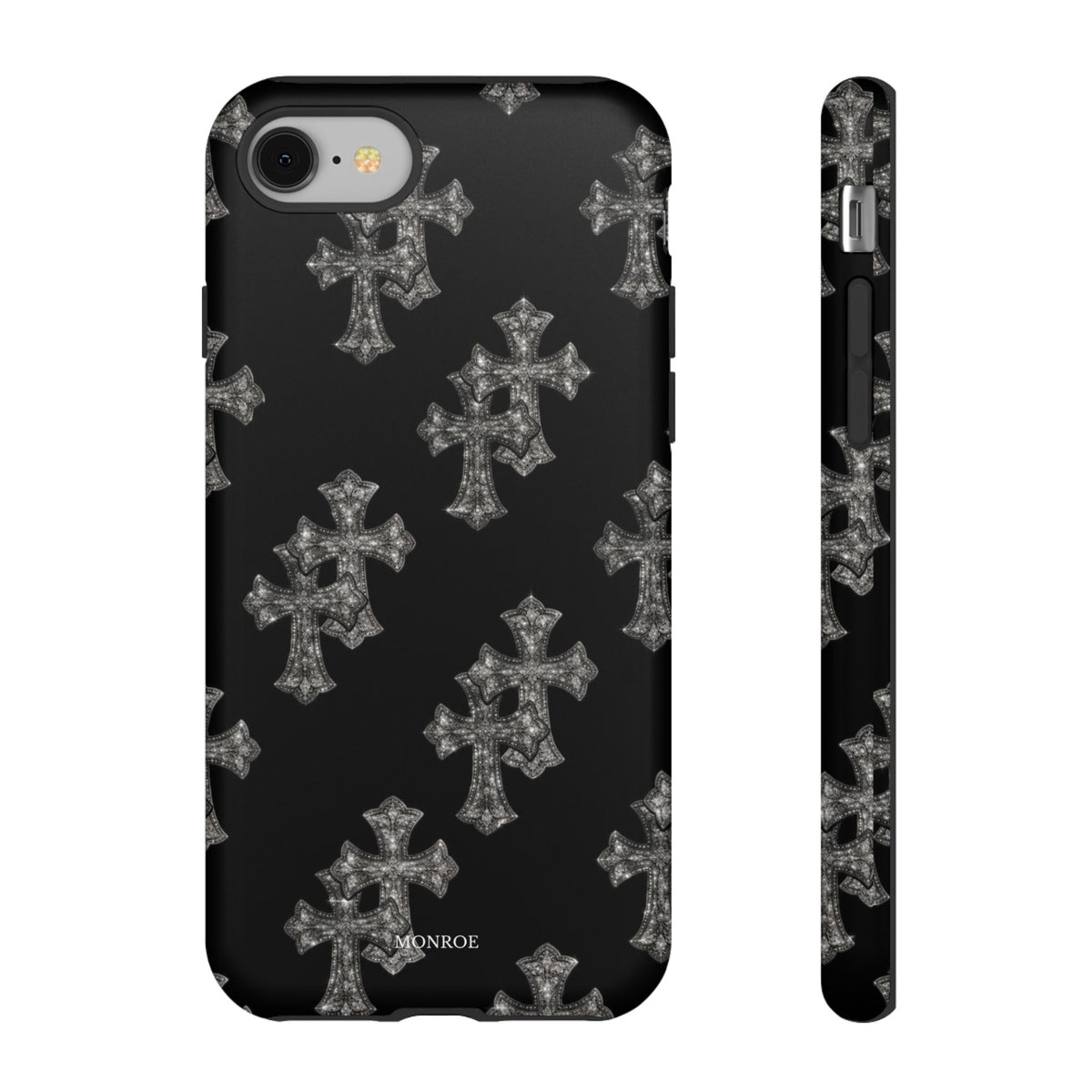 Black Crystal Cross Tough Case