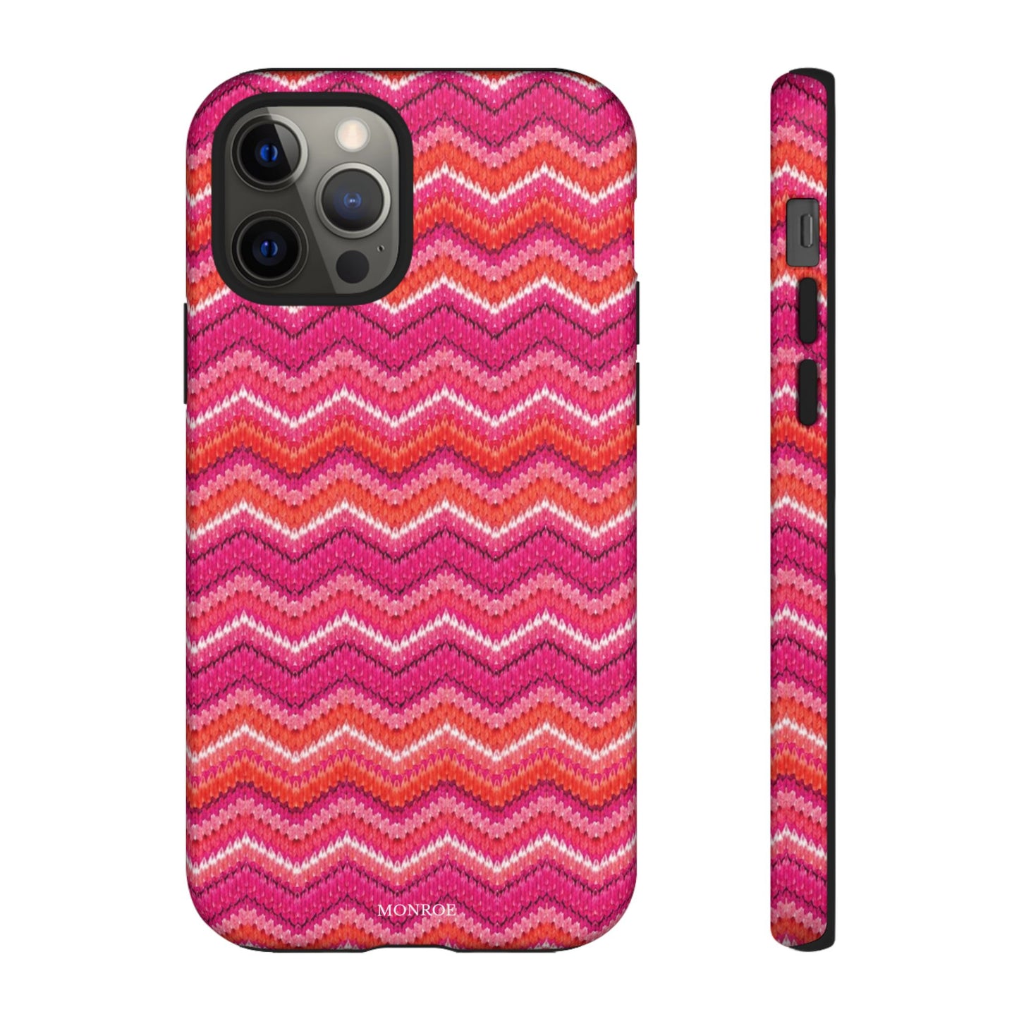 Pink Zigzag Tough Case