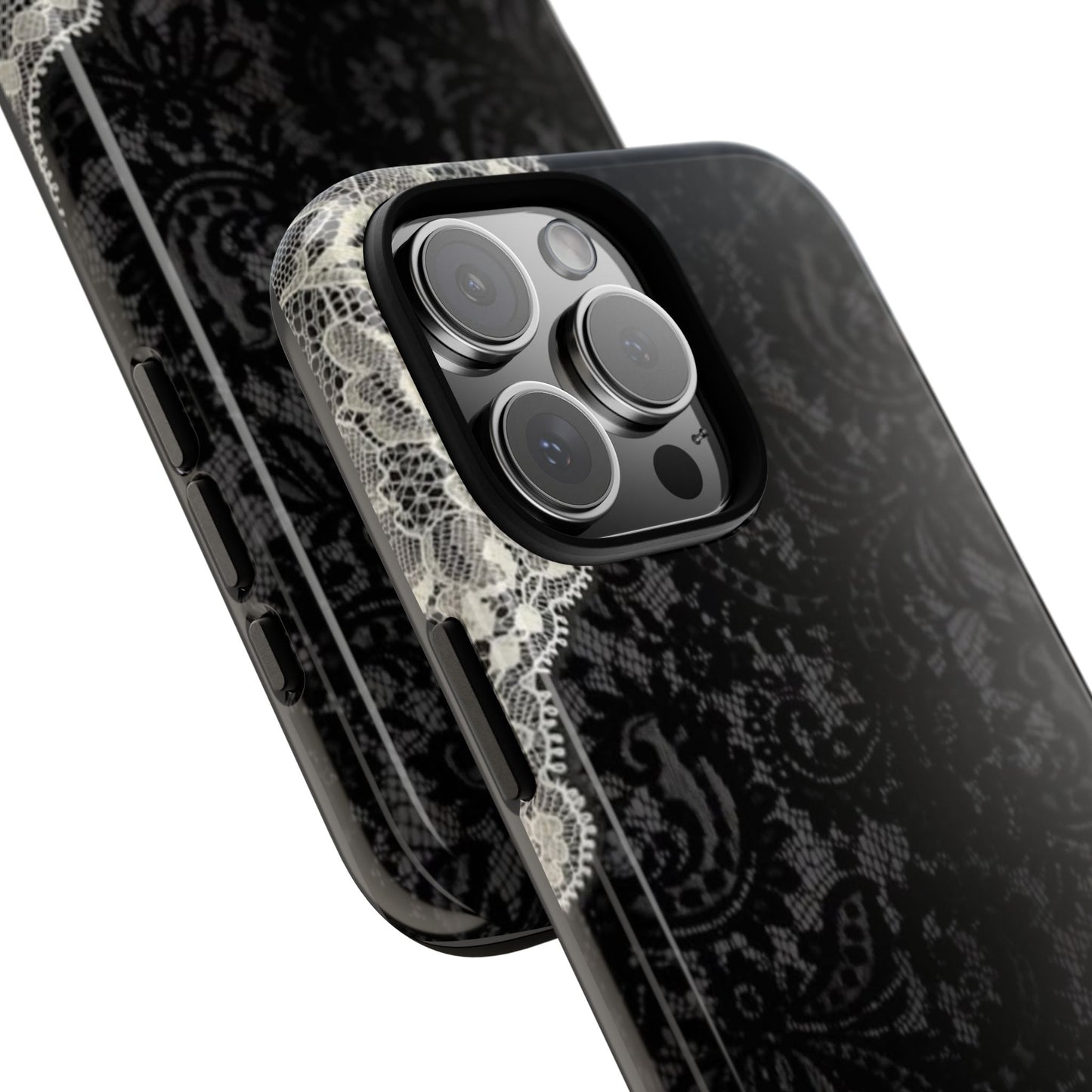 Black & White Edged Tough Case