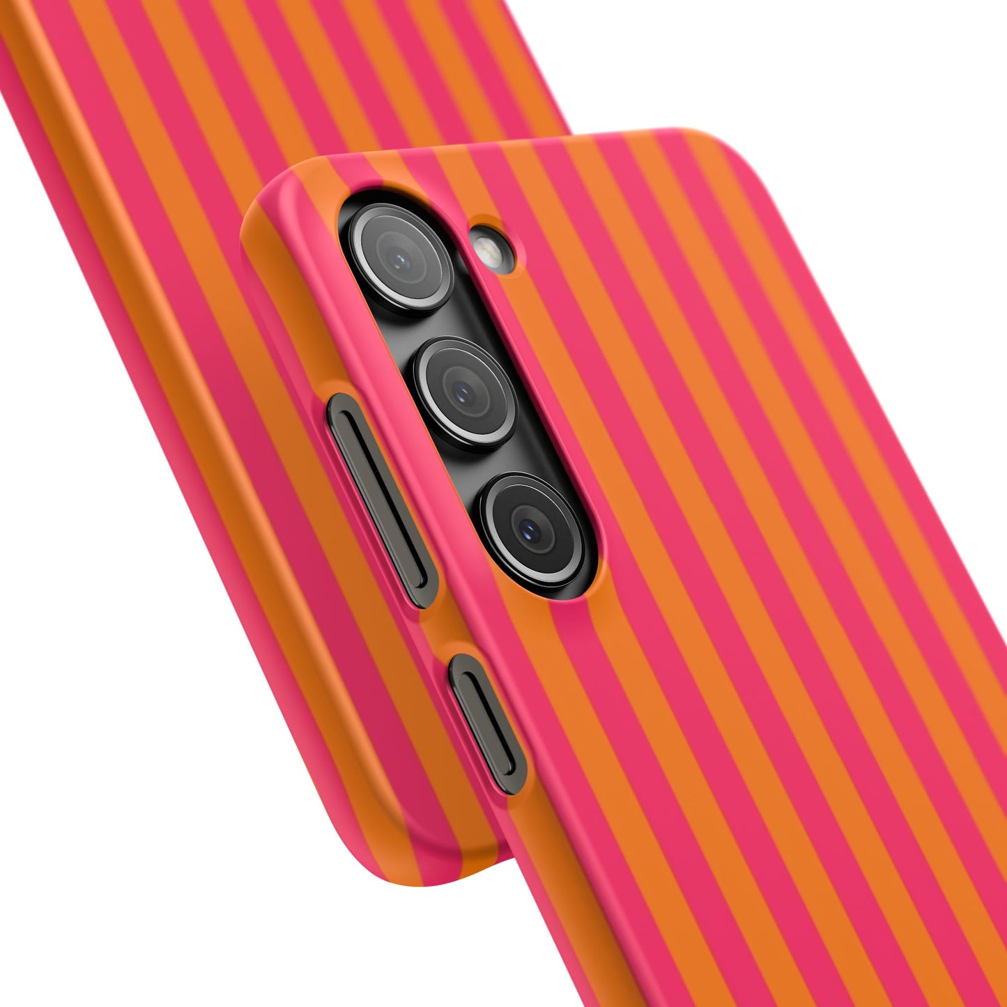 Striped Orange & Pink Case