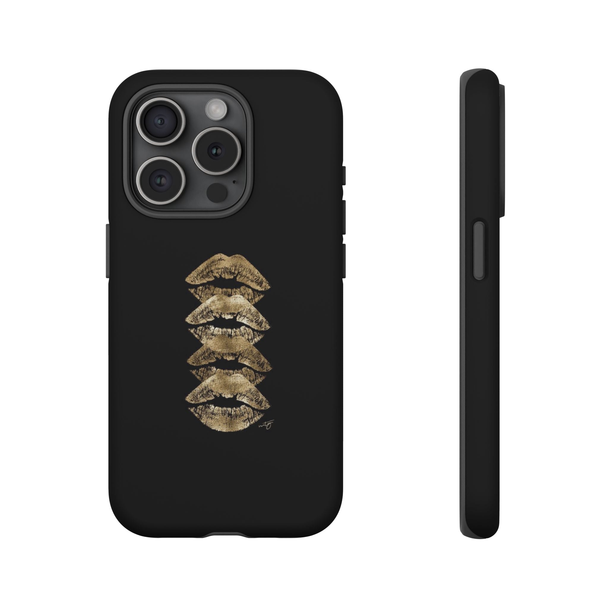 Golden Lipstick Phone Case