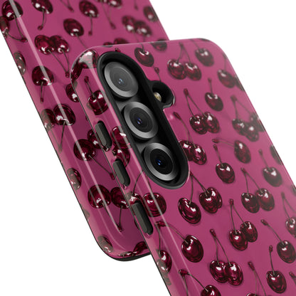 Burgundy Cherries Tough Case
