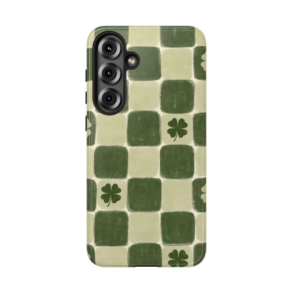Clover Checker Tough Phone Case