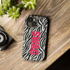 'SWAG' Zebra Print Tough Case