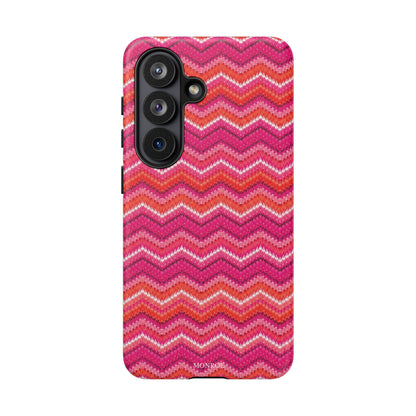 Pink Zigzag Tough Case