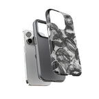 Black and Kiss Design Phone Case