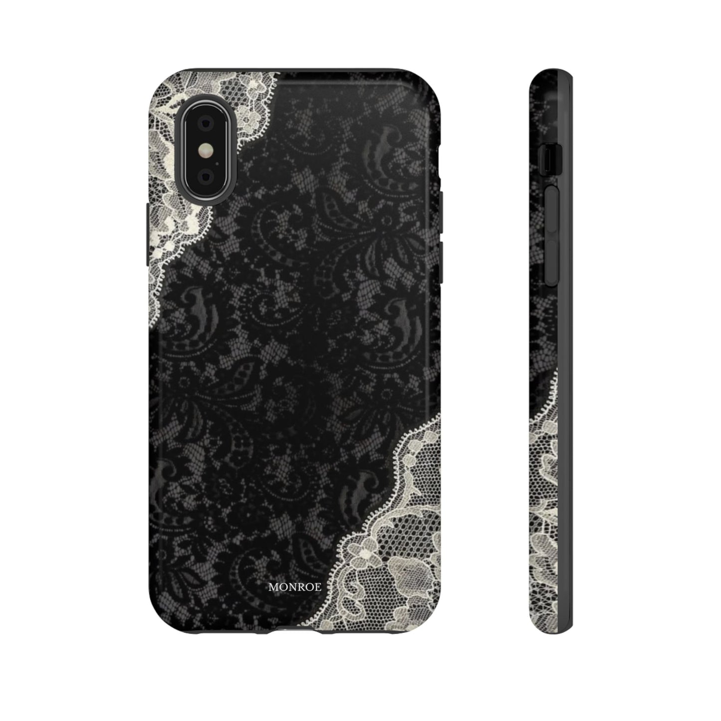 Black & White Edged Tough Case