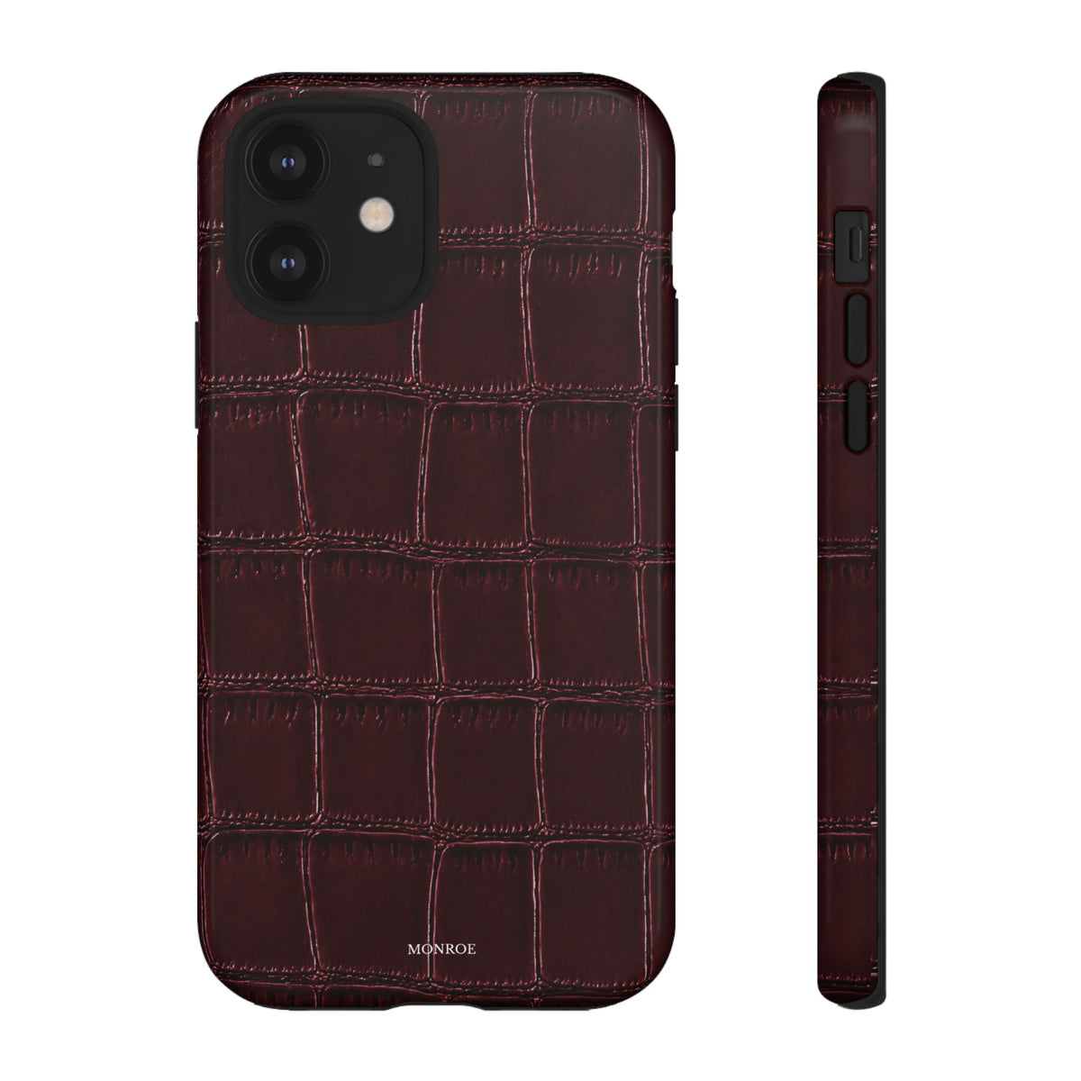 Burgundy Croc Tough Case
