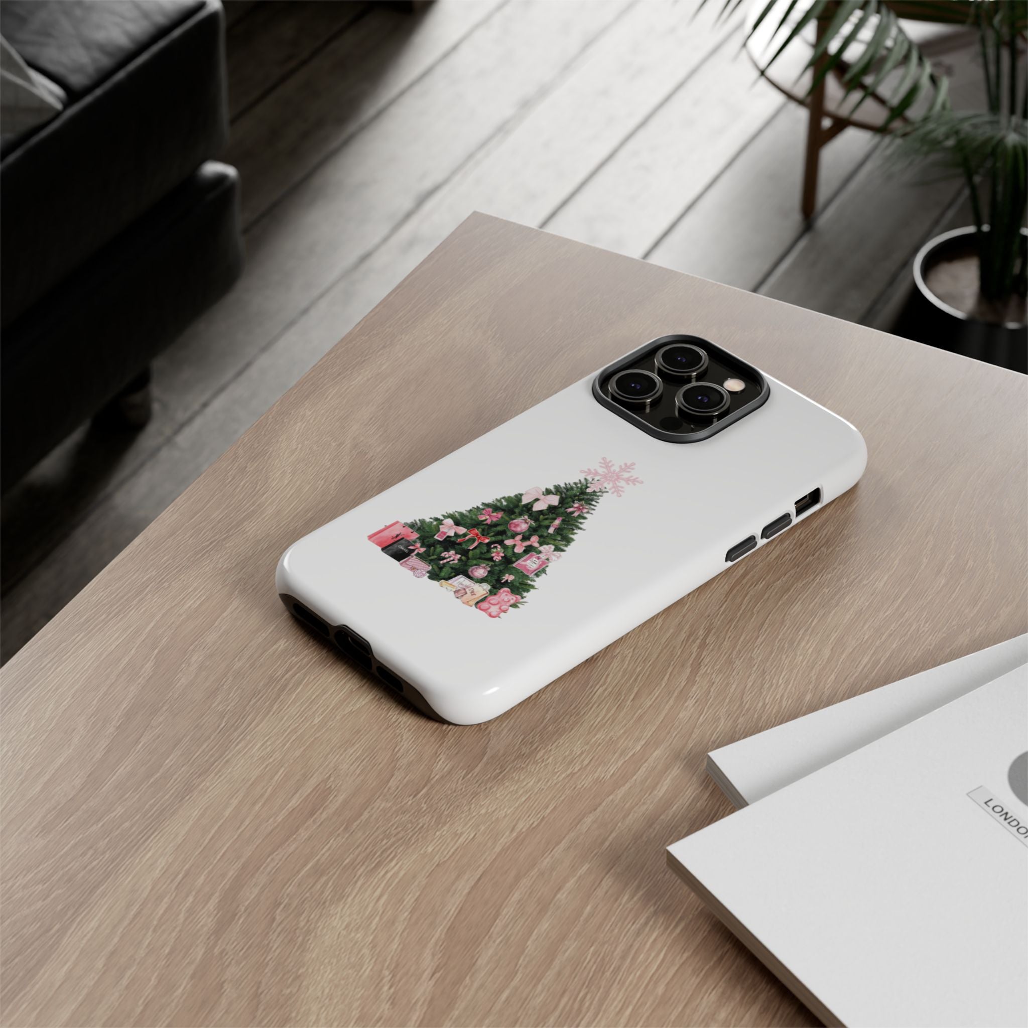 Lux Christmas Tree Phone Case