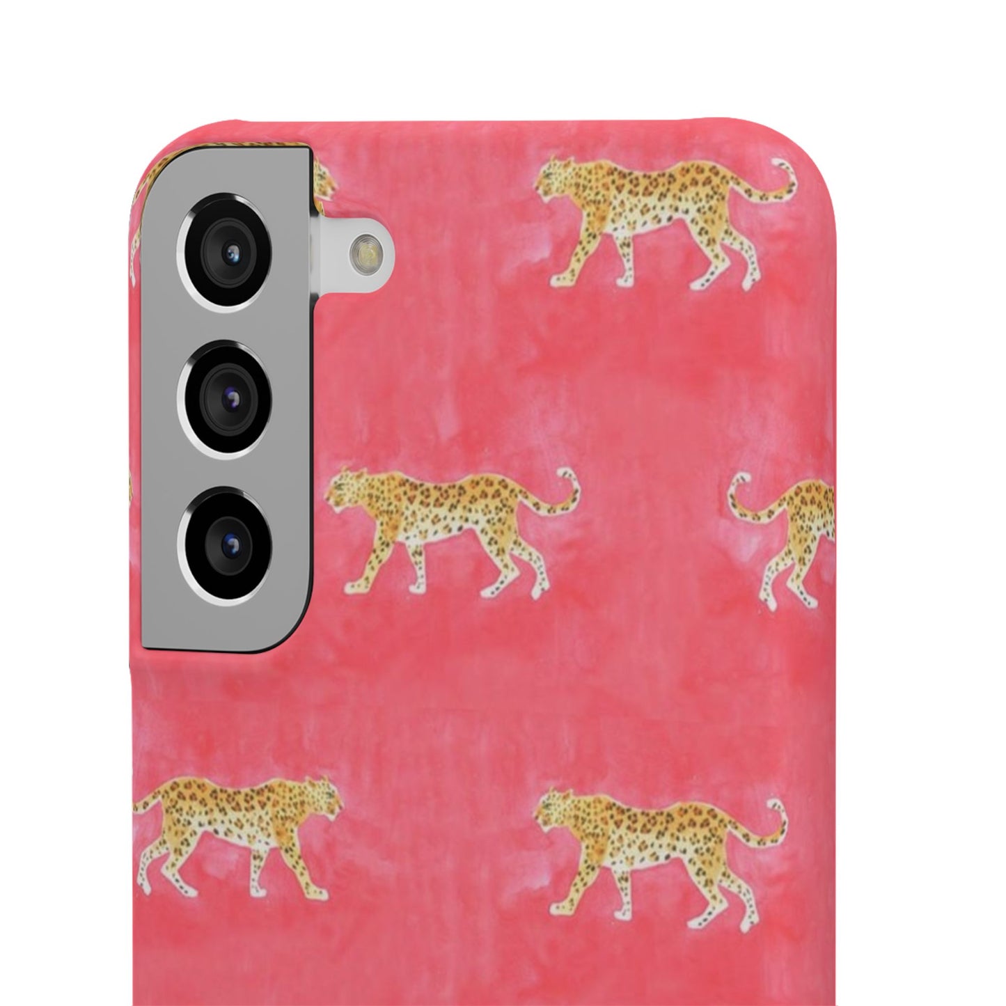 Pink Watercolor Leopard Case