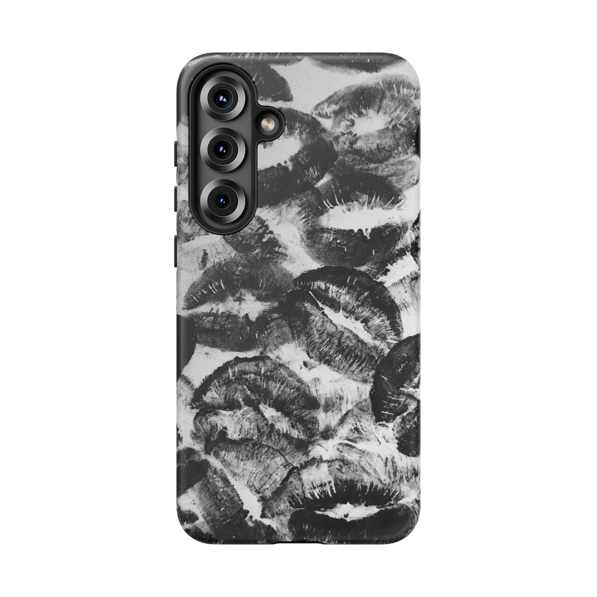 Black and Kiss Design Phone Case