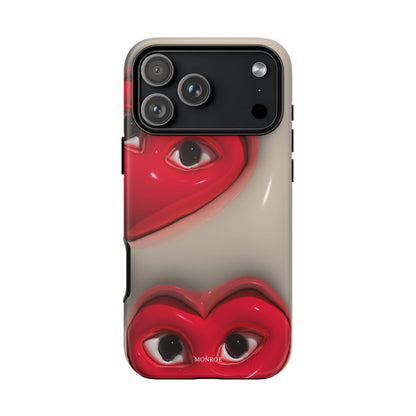 Red Heart Eyes Tough Case