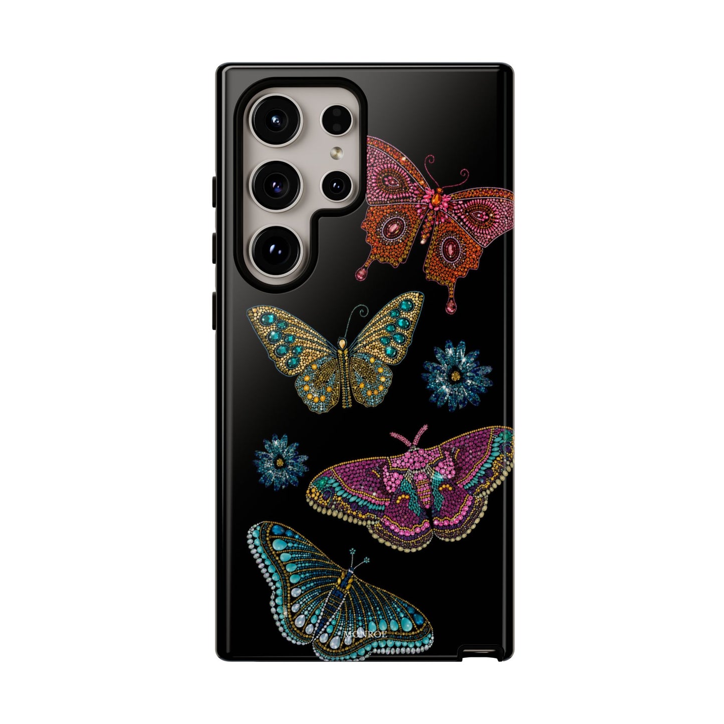Butterfly Beaded Tough Case