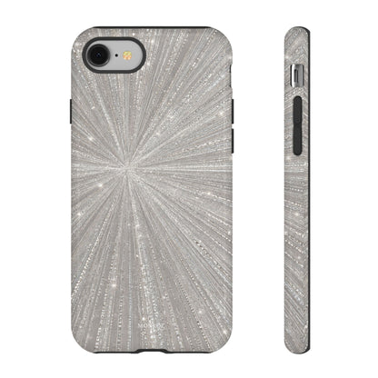 Sparkling Silver Burst Tough Case