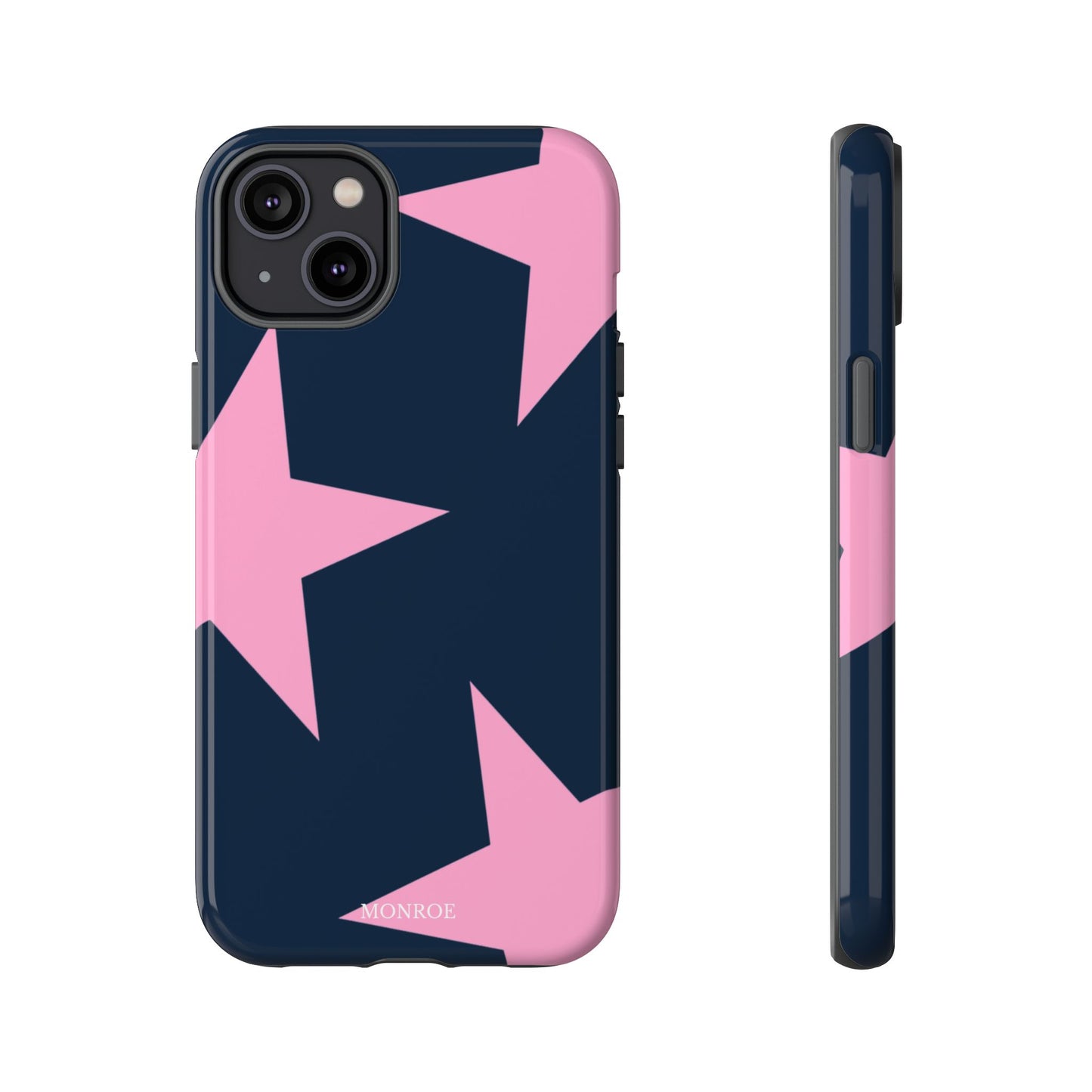 Navy & Pink Star Tough Cover