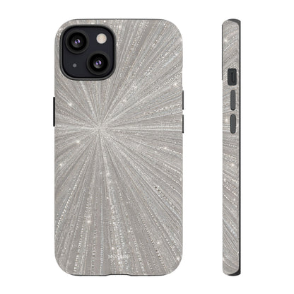 Sparkling Silver Burst Tough Case