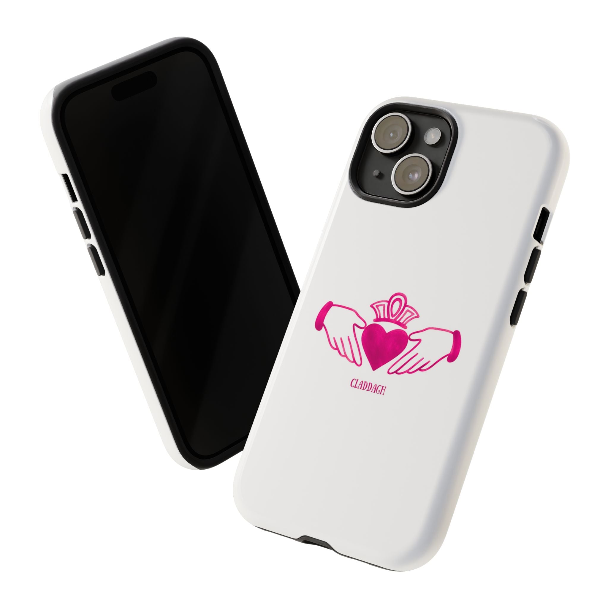 Pink Irish Claddagh Symbol Tough Phone Case