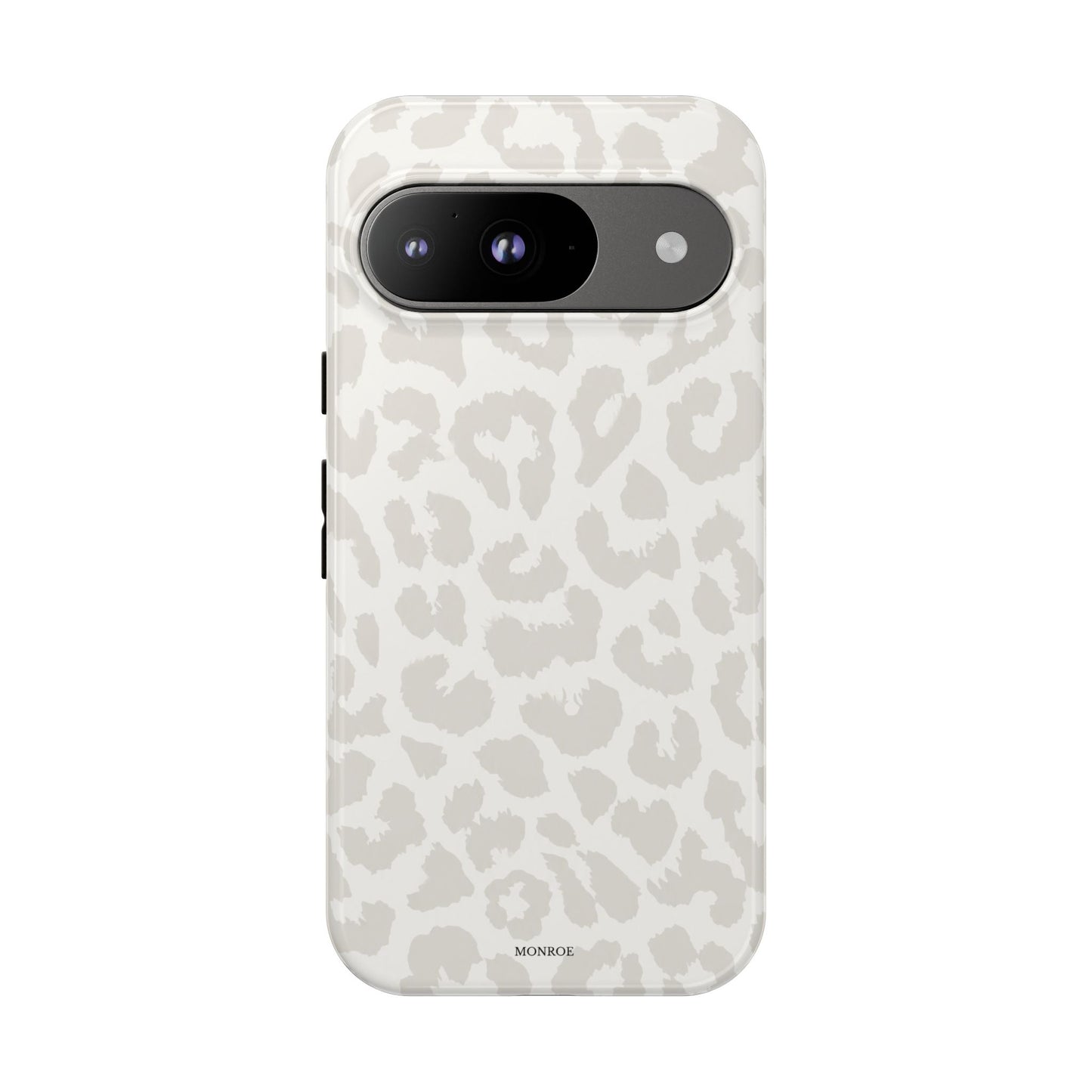 White Leopard Print Tough Case
