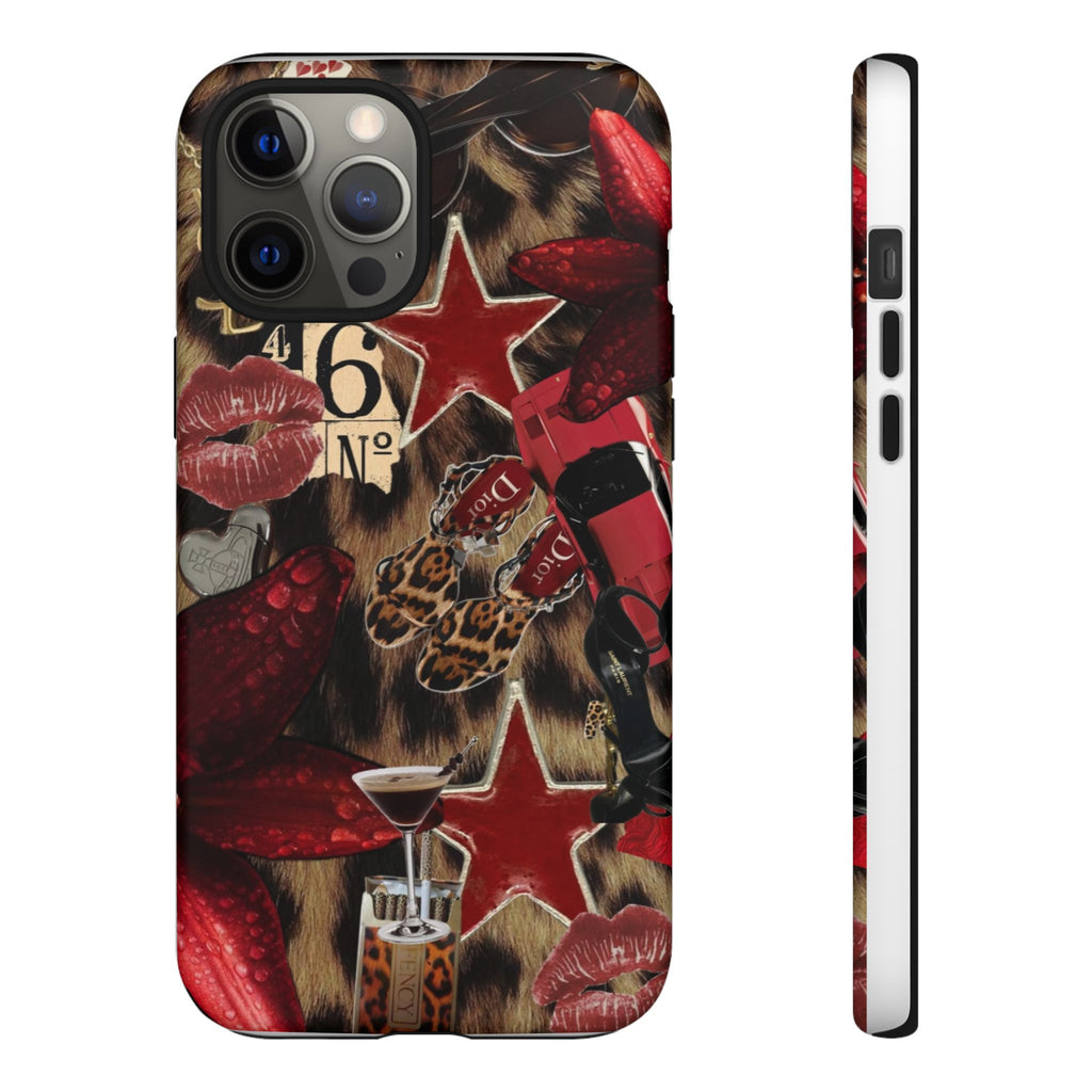 Cheetah Red Phone Case