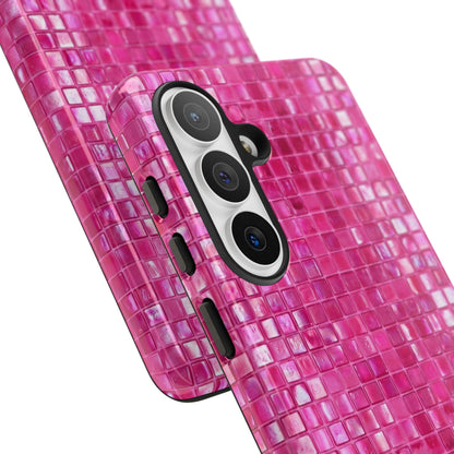 Hot Pink Mosaic Tough Case