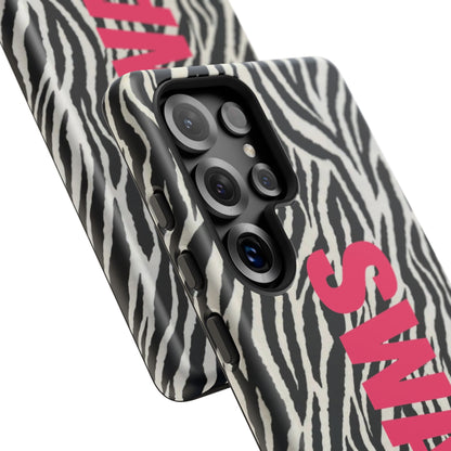 Zebra Print  "SWAG" Tough Case
