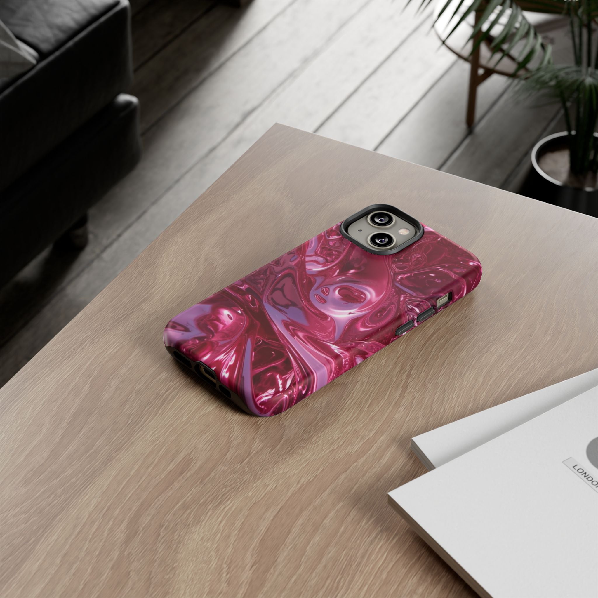 Metallic Pink Phone Case