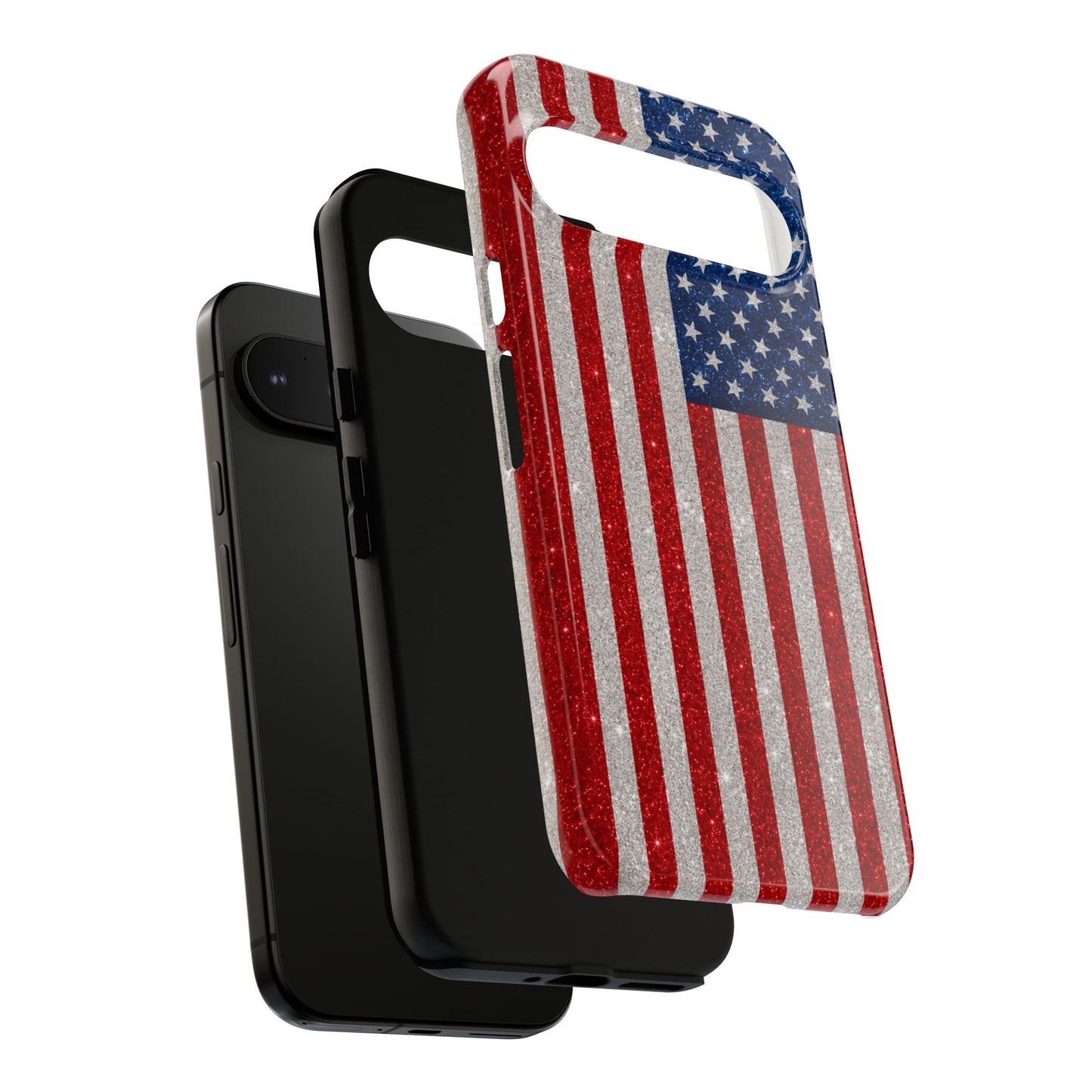 America Glitter Tough Case