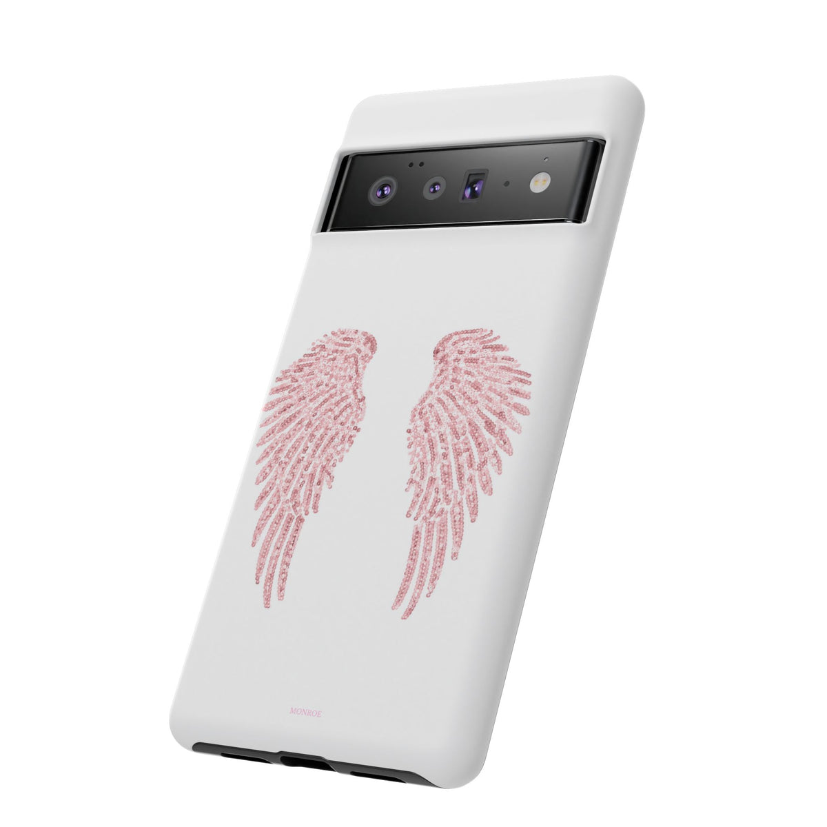 White & Pink Wings Tough Case