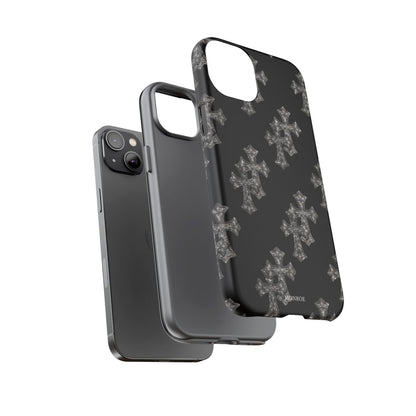 Black Crystal Cross Tough Case