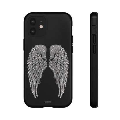Silver Angel Wings Tough Case