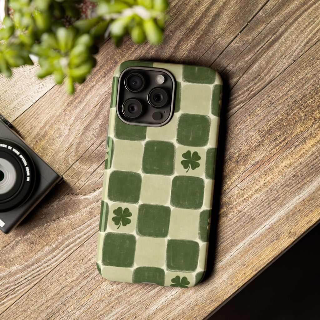 Clover Checker Tough Phone Case