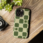 Clover Checker Tough Phone Case