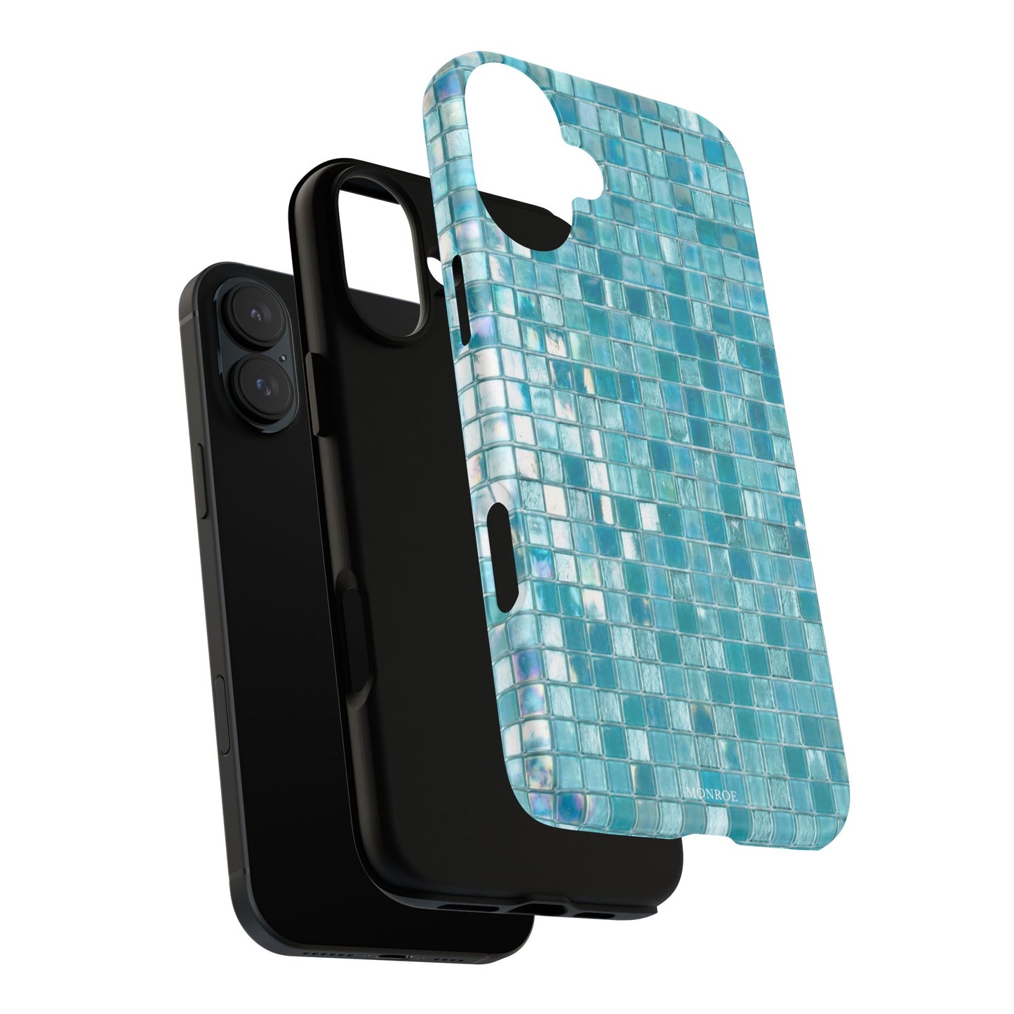 Hot Blue Mosaic Tile Tough Case