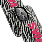 'SWAG' Zebra Print Tough Case
