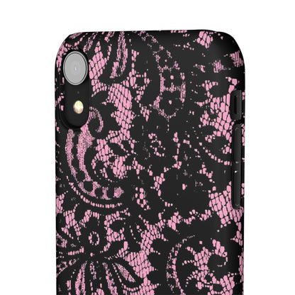 Pink Lace Pattern Case