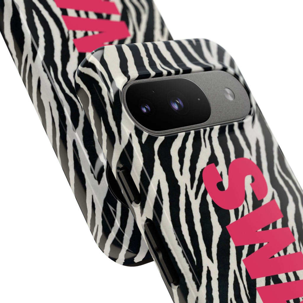 'SWAG' Zebra Print Tough Case