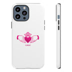 Pink Irish Claddagh Symbol Tough Phone Case