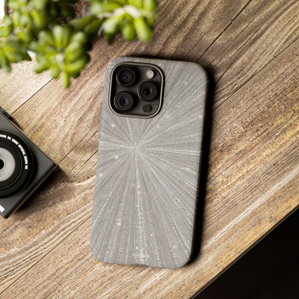 Sparkling Silver Burst Tough Case