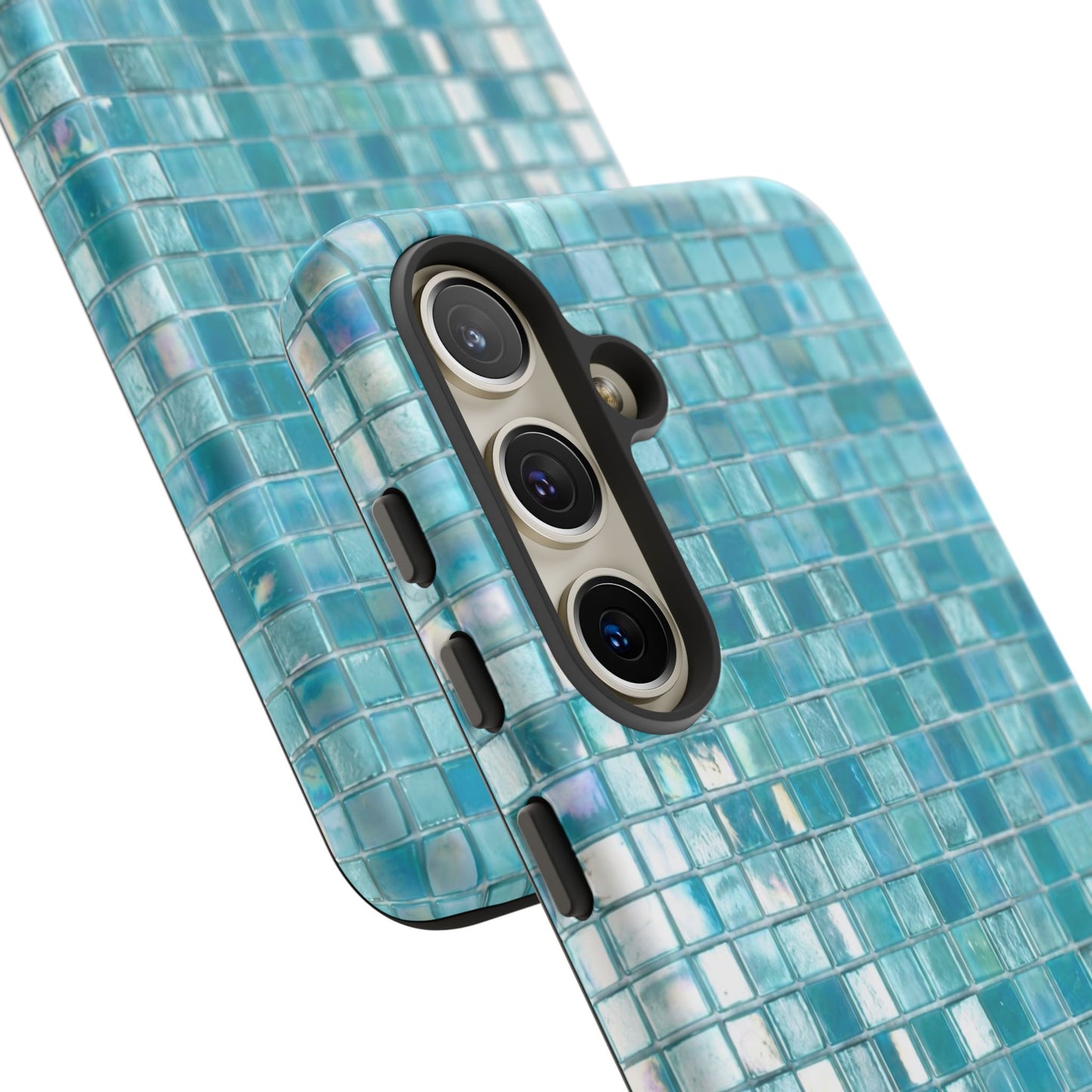 Hot Blue Mosaic Tile Tough Case