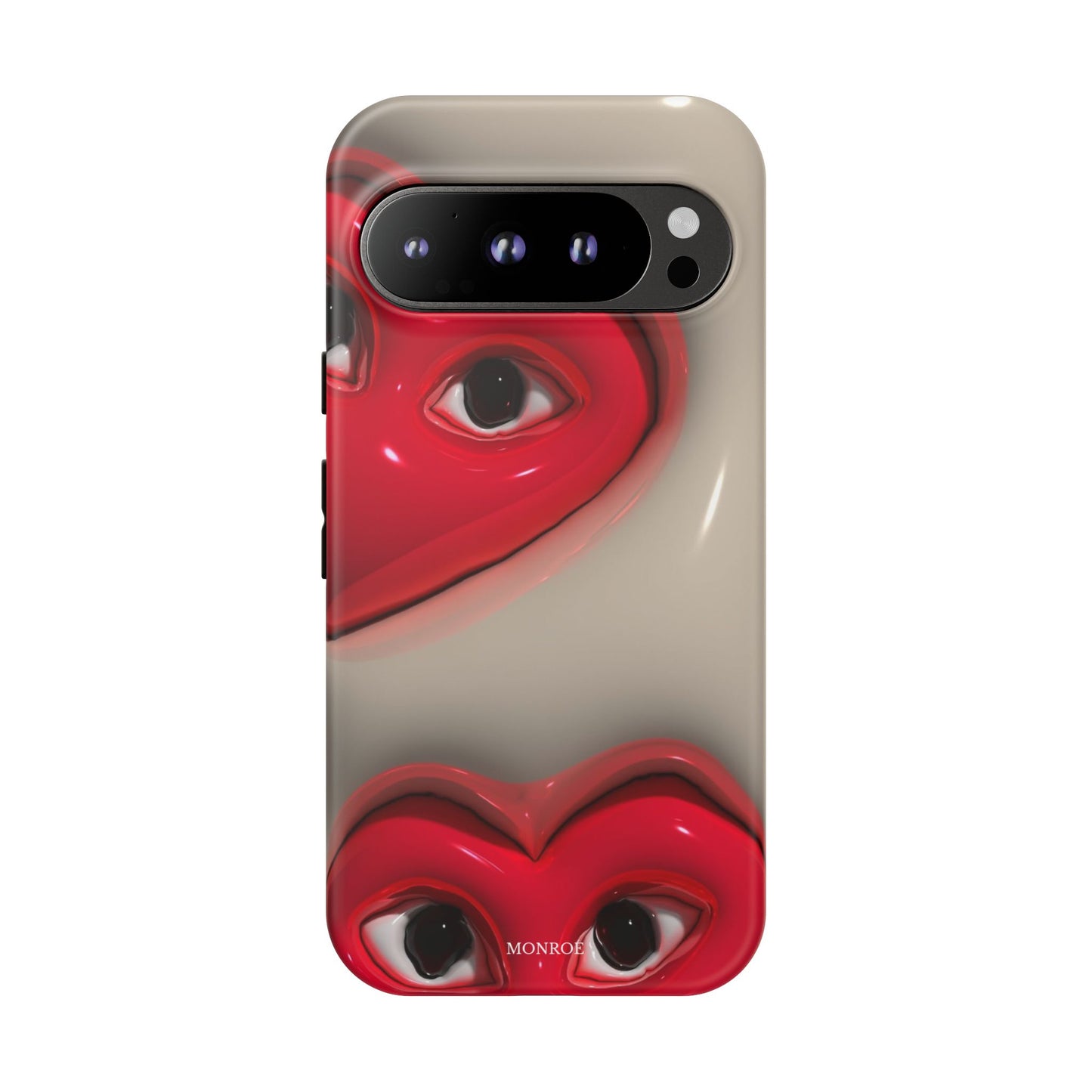 Red Heart Eyes Tough Case