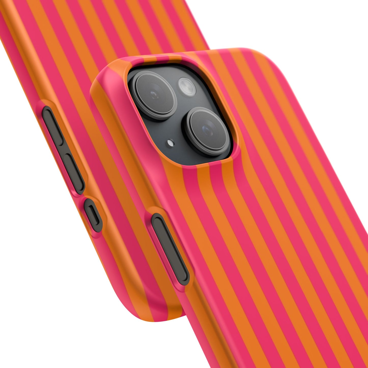 Striped Orange & Pink Case